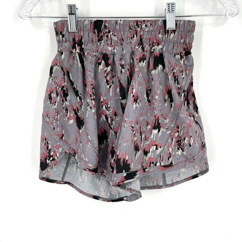 LuLuLemon Track That Short‎ 5" Floral Flux Multi Size 2